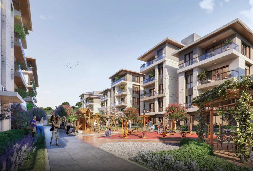 Luxueux appartements à Basaksehir adapté à une vie de famille et à l'investissement
