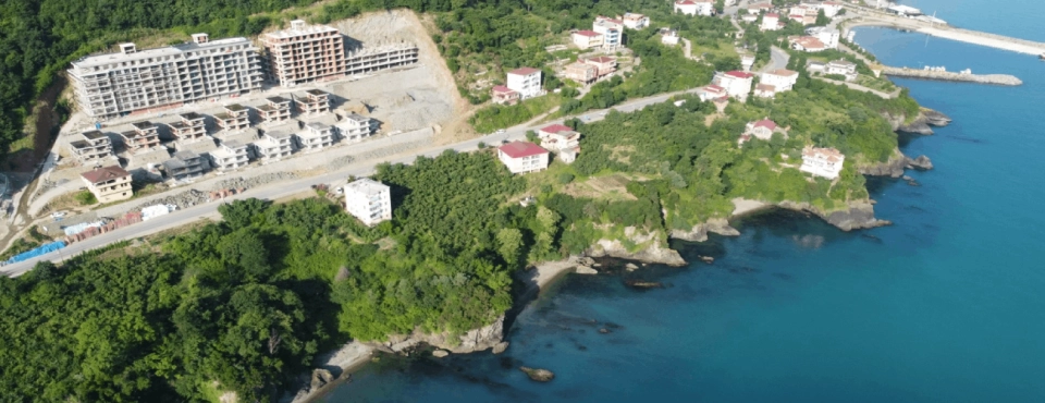 Apartment with a full sea view in Trabzon