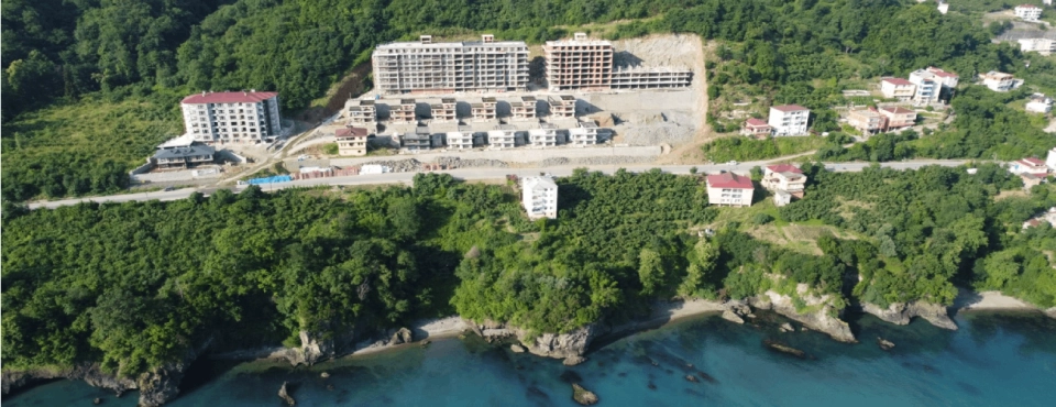 Apartment with a full sea view in Trabzon