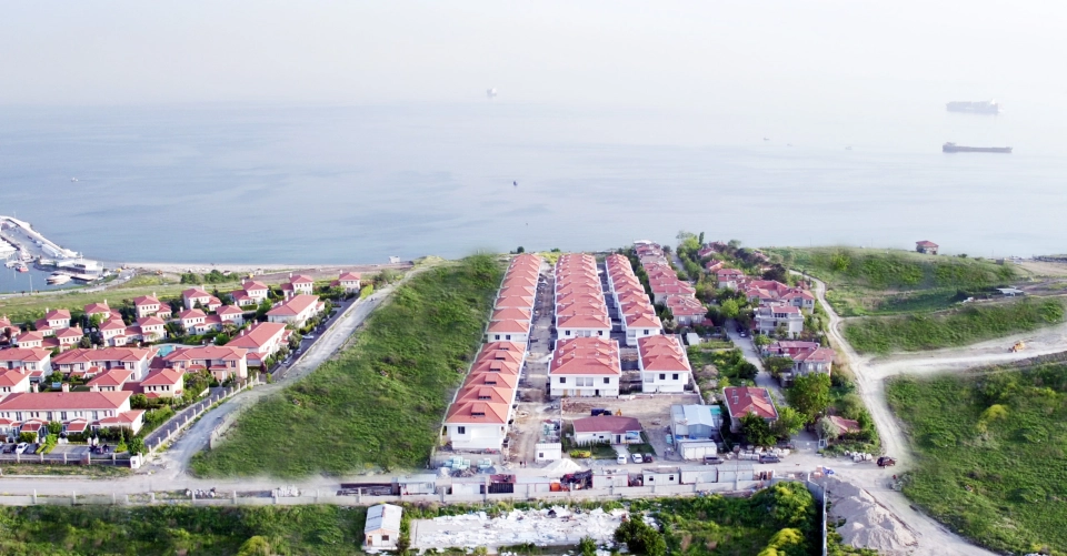 Villa with private beach in Yakuplu