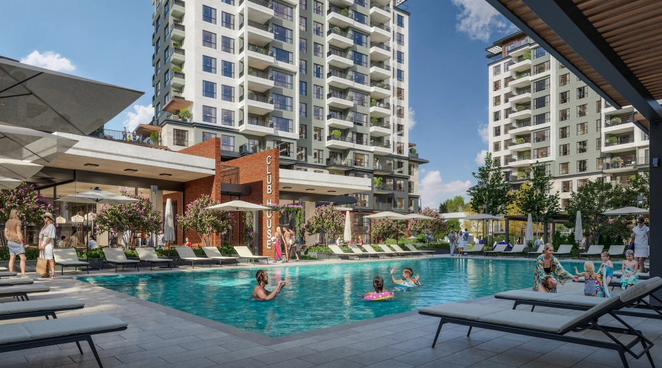 آپارتمانی لاکچری برای فروش در منطقه بیلیکدوزو استانبول