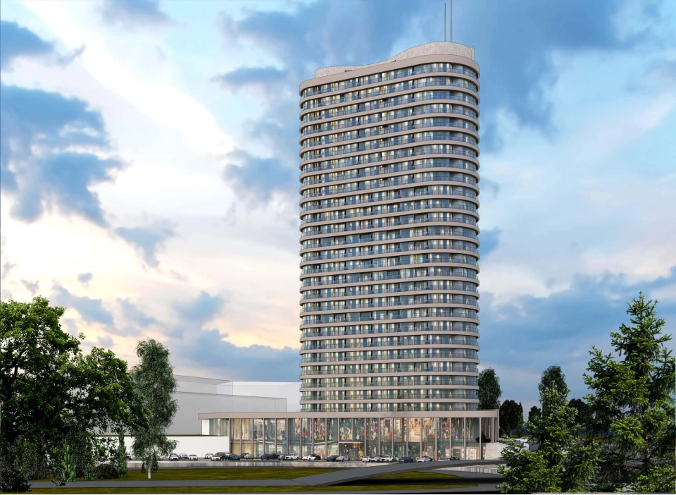 Luxury residence with a 360 view of Istanbul in Bağcılar