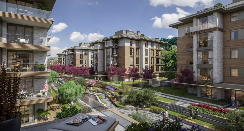 آپارتمانی لوکس در قلب جنگل‌های استانبول