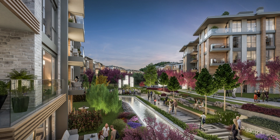 Luxury apartment in the heart of the forests of Istanbul