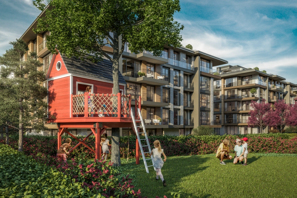 Appartement de luxe au coeur des forêts d'Istanbul