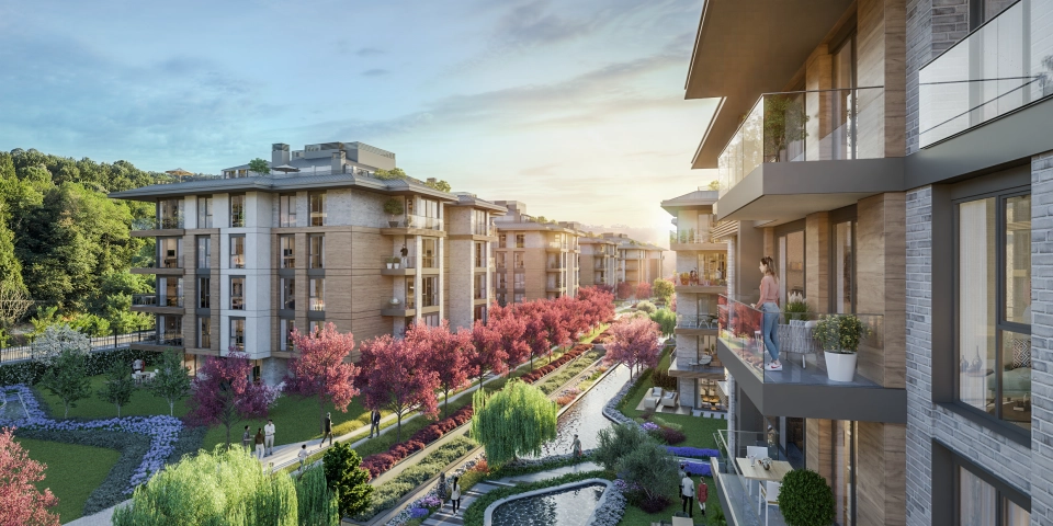 Luxury apartment in the heart of the forests of Istanbul