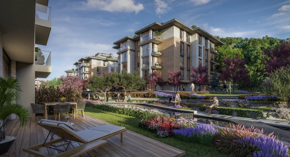 Luxury apartment in the heart of the forests of Istanbul