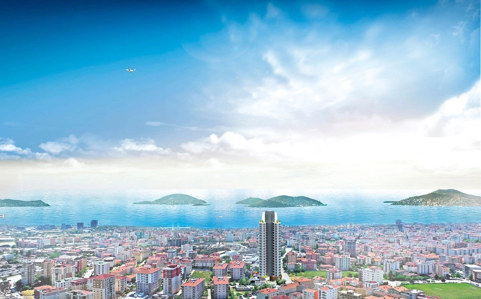 Units with a unique view of the Sea of Marmara in Istanbul's Kartal