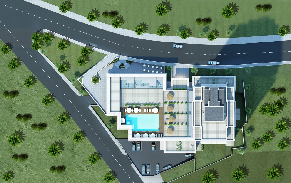 High quality construction units with a view of the famous Bahçeşehir's artificial lake