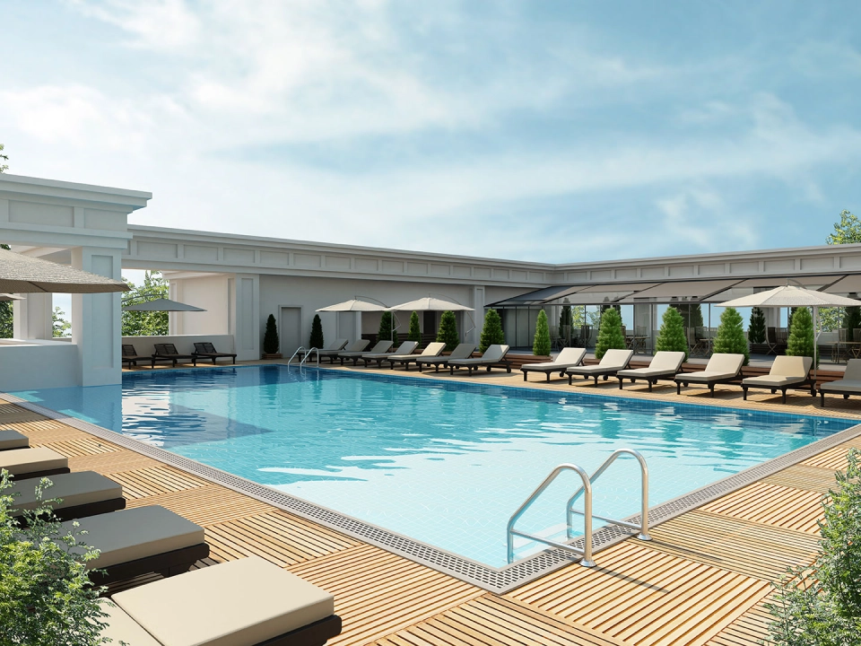 High quality construction units with a view of the famous Bahçeşehir's artificial lake