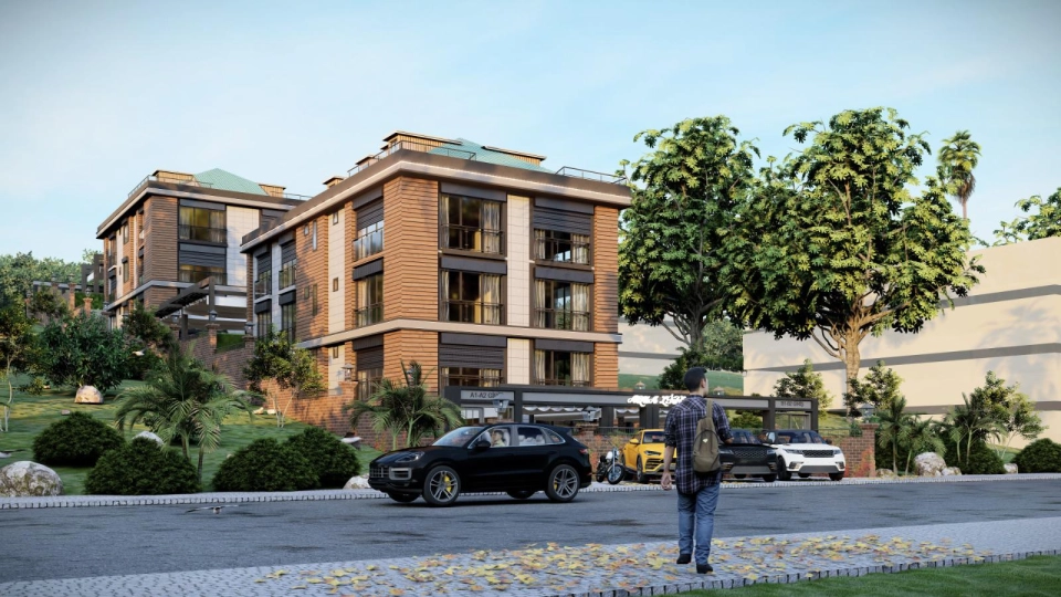 Comfort villas with sea views In Buyukcekmece region suitable for Turkish citizenship