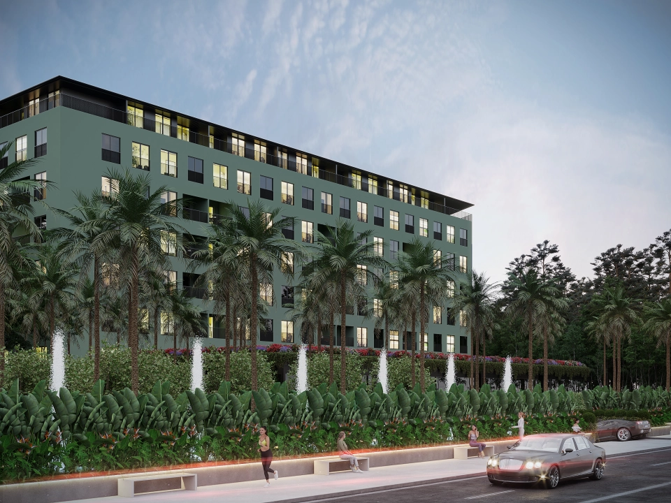 شقة في قلب المساحات الخضراء ووسط المدينة