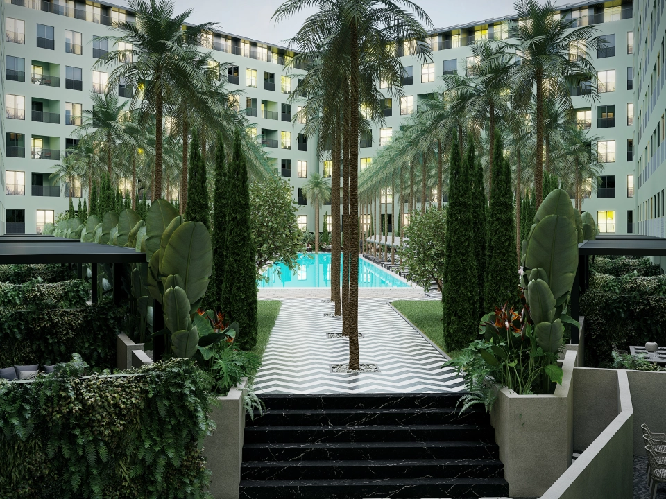 Apartment suitable for green life in city center