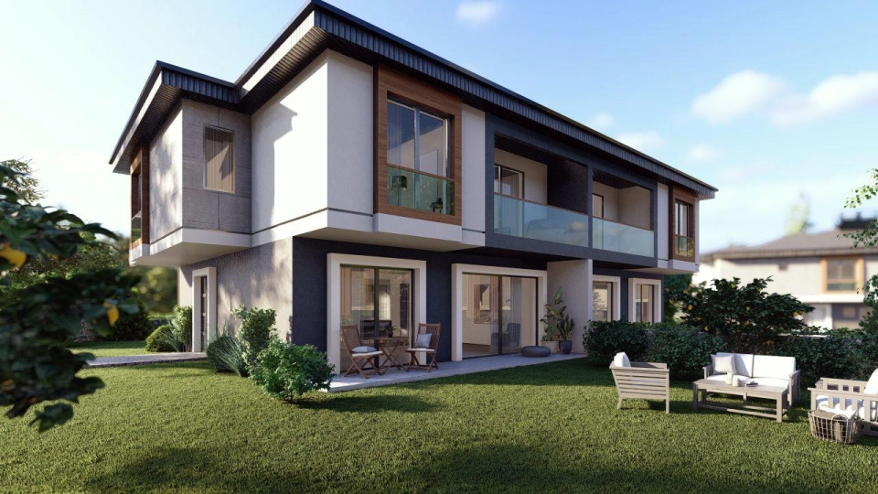 Modern design villas in the European side of Istanbul