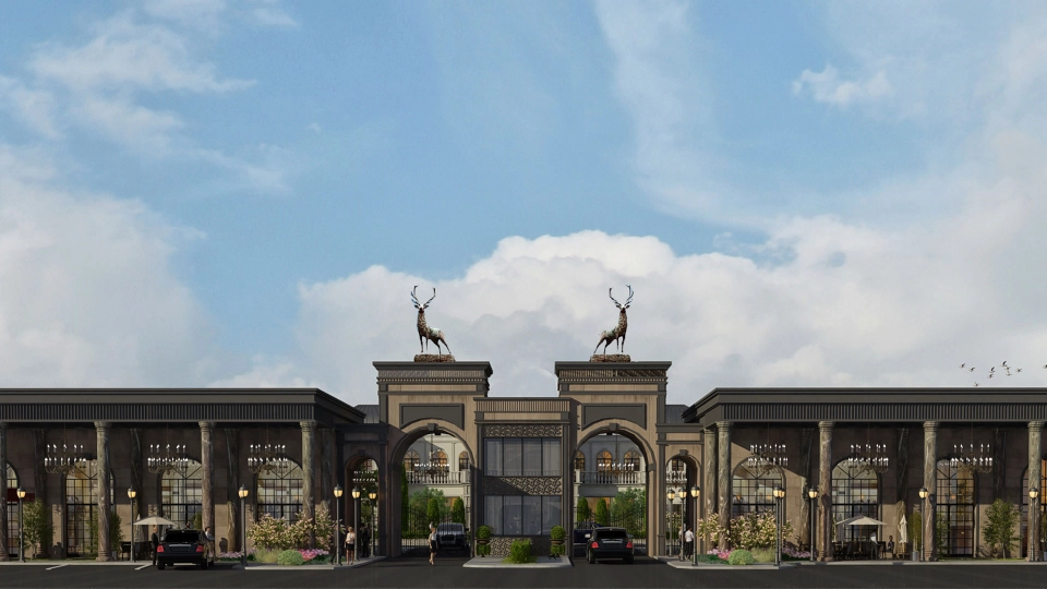 The most beautiful luxurious palaces in the Çekmeköy region