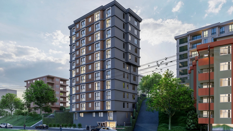 Apartment in the Beyoglu with a golden horn view