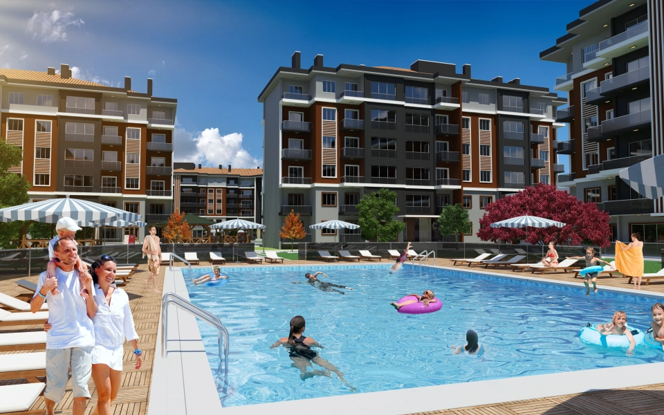 Silivri'de modern ve büyüyen bir bölgede aile yaşamına uygun daireler