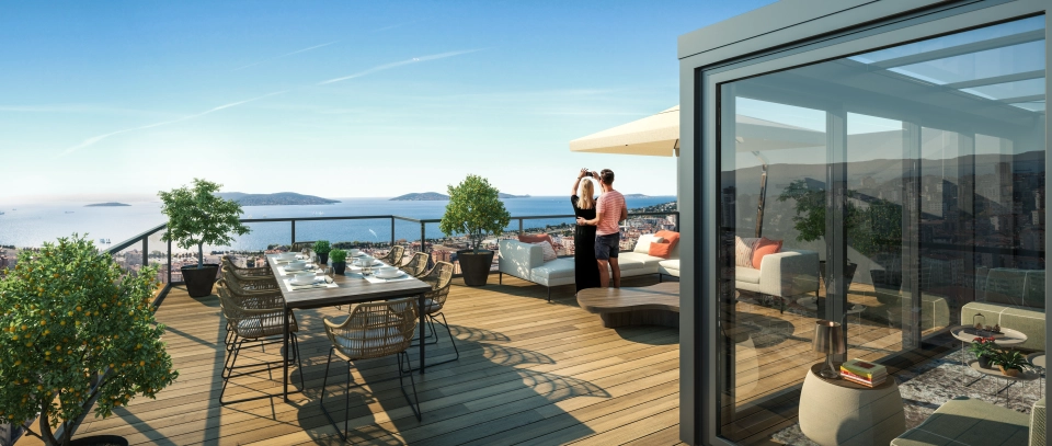 Apartments in the heights of Istanbul