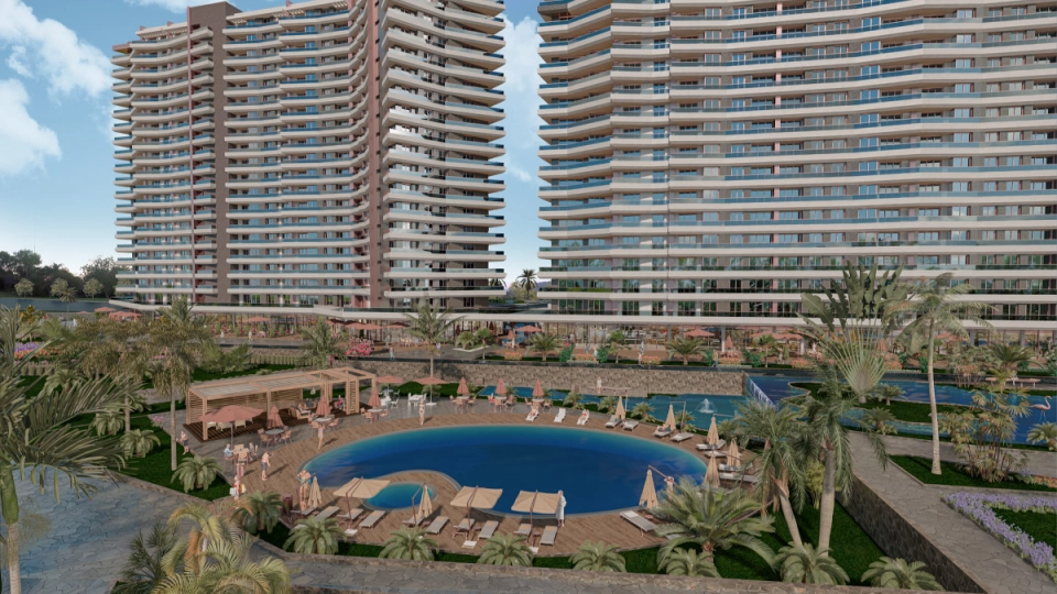 Appartements à Büyükçekmece avec vue sur la forêt et la mer