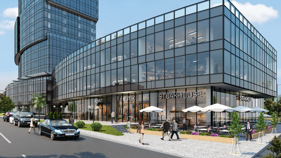 واحدهای اداری در منطقه مدرن مال تپه