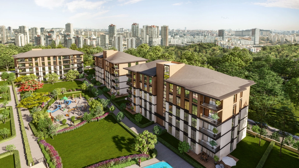 Apartment in the famous Basaksehir area at a fair price