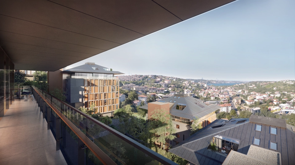 Apartment with a panoramic view of the Bosphorus