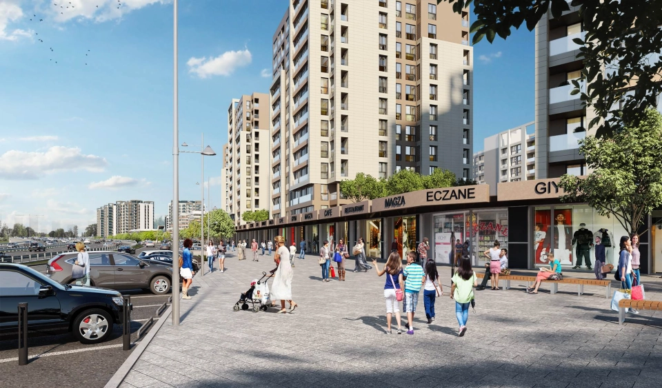 آپارتمانی با دسترسی اسان به وسایل حمل و نقل عمومی در منطقه باشاک شهیر