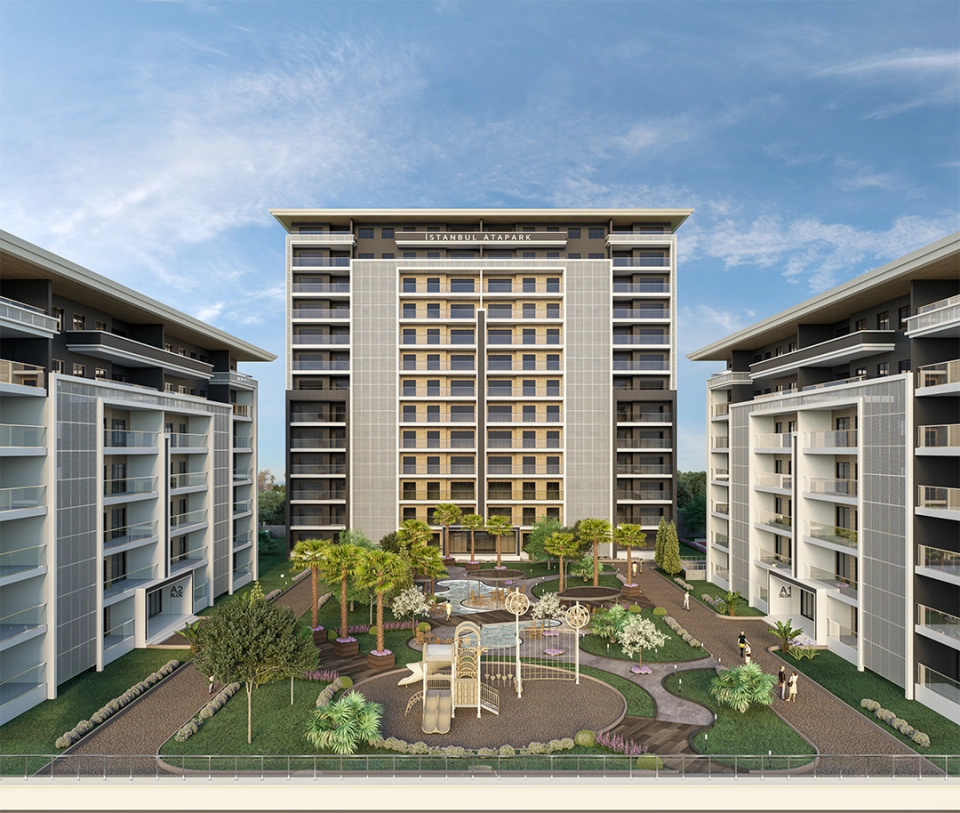 Title deed ready apartment in kucukcekmece