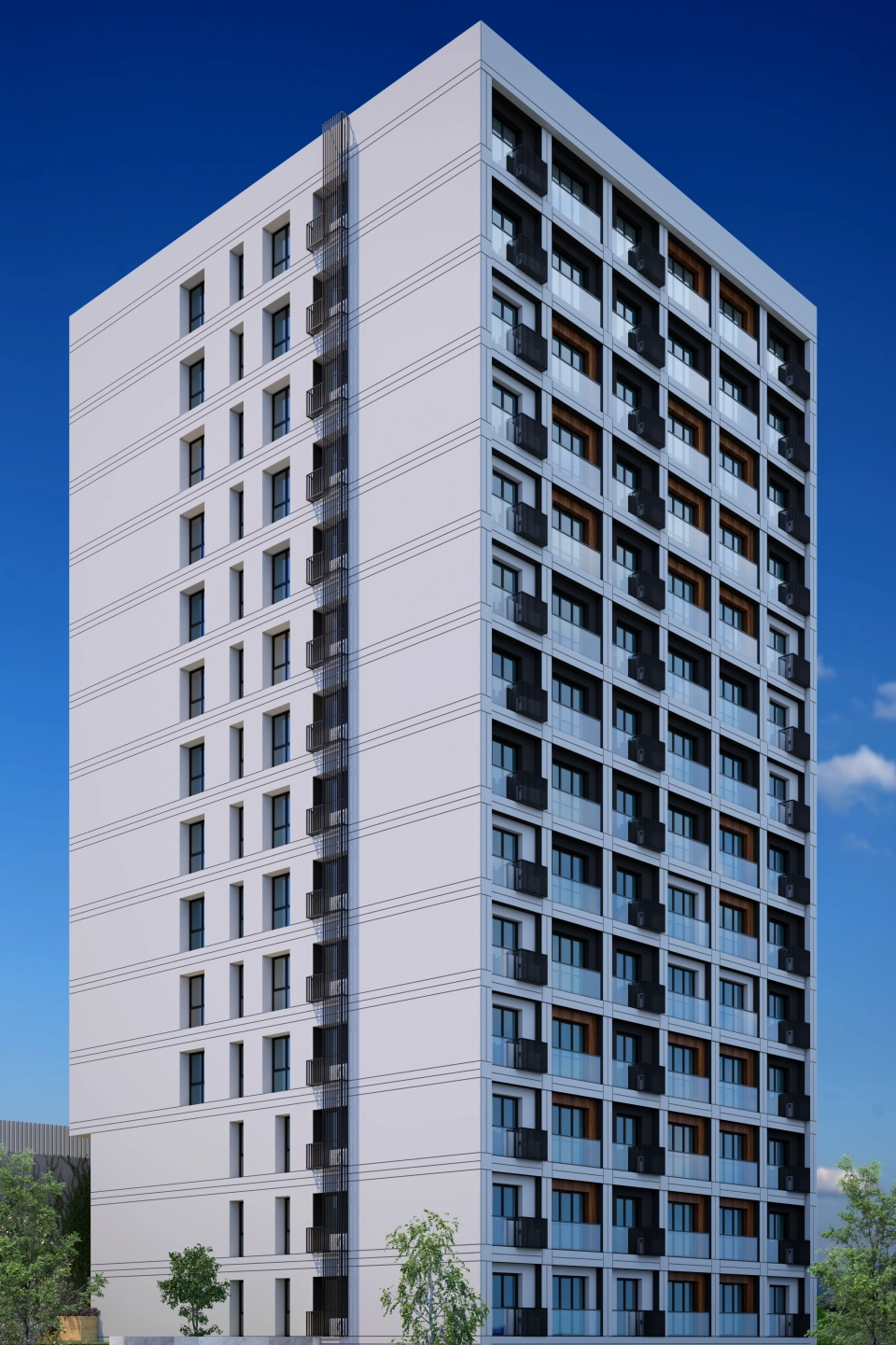 Project in Kağıthane built by the  Best Construction Company with an excellent installment system