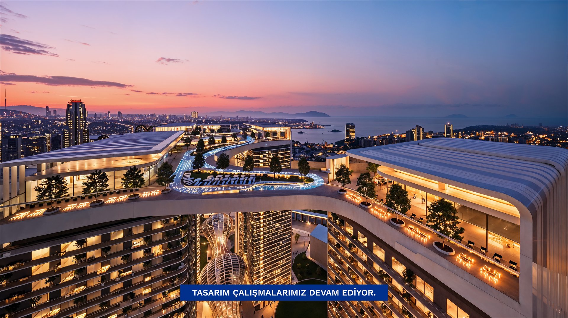 Résidences Luxe avec Vue sur la Ville à Şişli, Istanbul - Développement Mixte