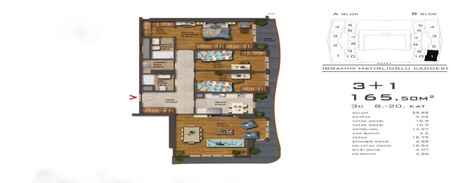 2-Bed 132m² Flat in gaziosmanpaşa — From $450,000 · Citizenship Eligible | Domirel — photo 18