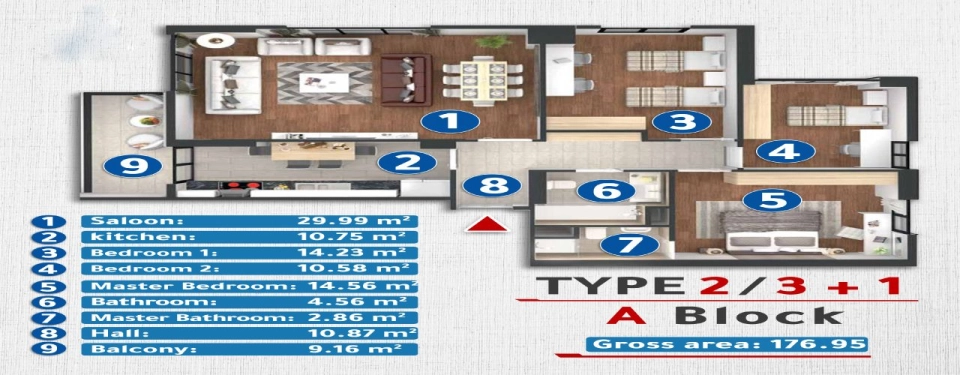 1-Bed 72m² Flat in kartal — From $2,670,000 · Citizenship Eligible | Domirel — photo 17