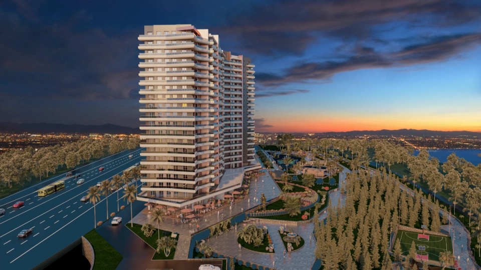 Büyükçekmece apartments with forest and sea views