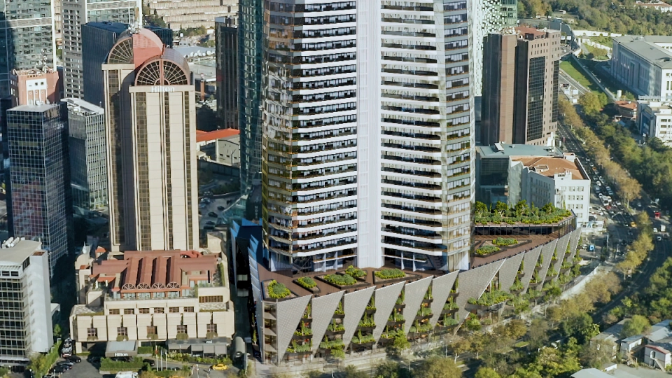 مجمع فاخر مع مطابخ مفروشة وموقع مناسب للوصول السهل إلى المدينة - صورة 2