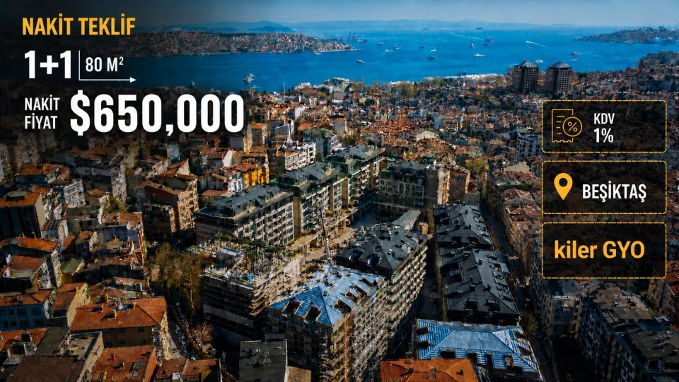 1-Bed 65m² Flat in beşiktaş — From $660,000 · Citizenship Eligible | Domirel — photo 7