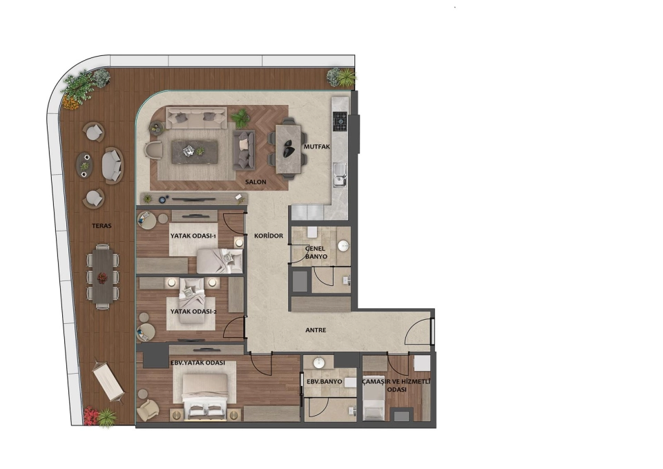 5-Bed 352m² Flat in zeytinburnu — From $2,500,000 · Citizenship Eligible | Domirel — photo 62