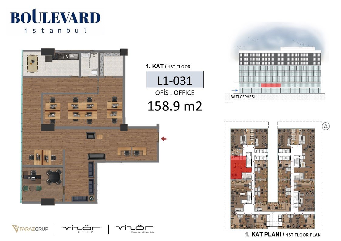 آپارتمان 1+1 133m² beylikdüzü | دوميريل — photo 23