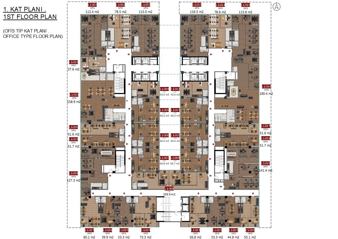 آپارتمان 1+1 133m² beylikdüzü | دوميريل — photo 21