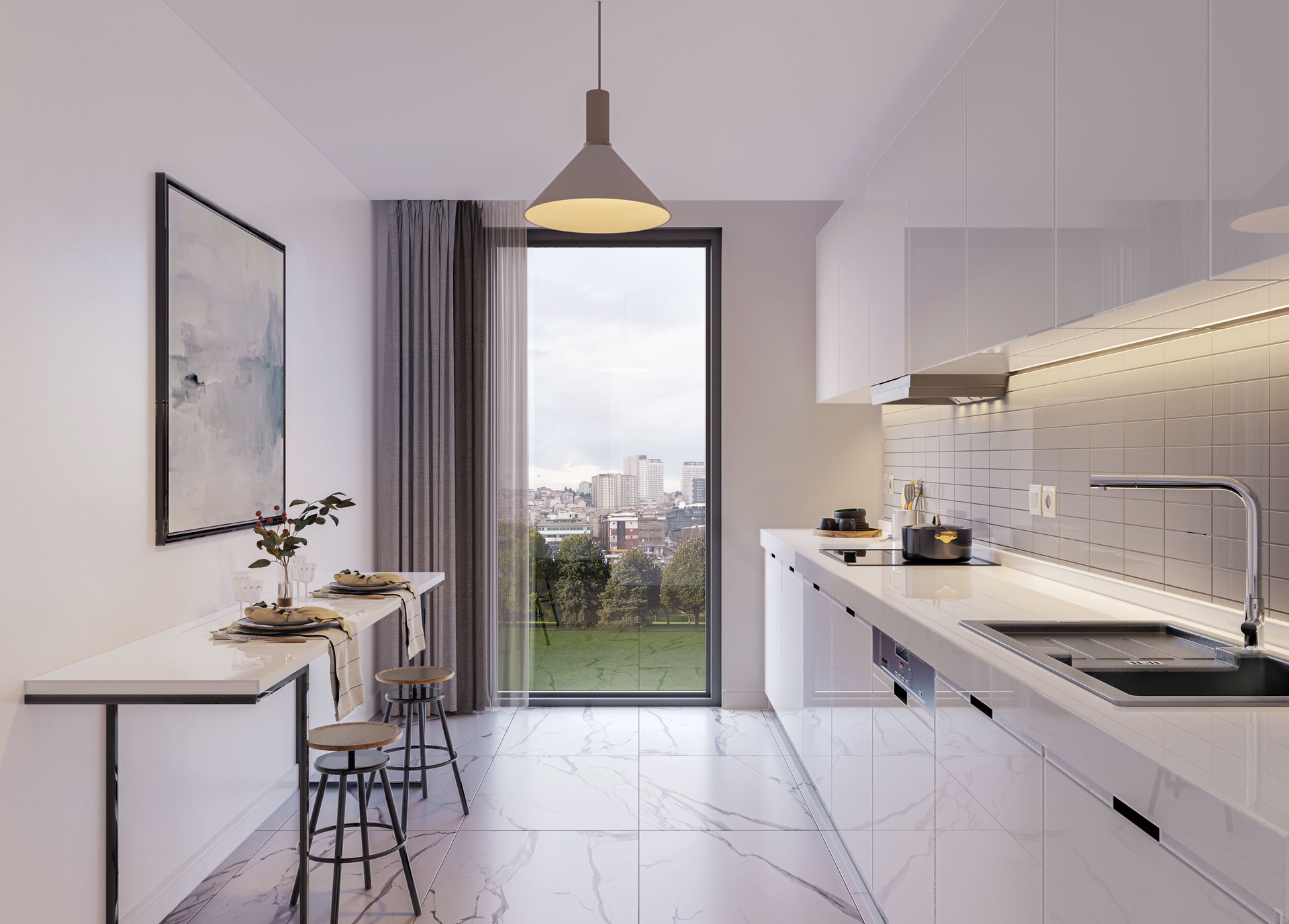 2+1 Apartment 106m² başakşehir, Istanbul | Domirel — photo 6