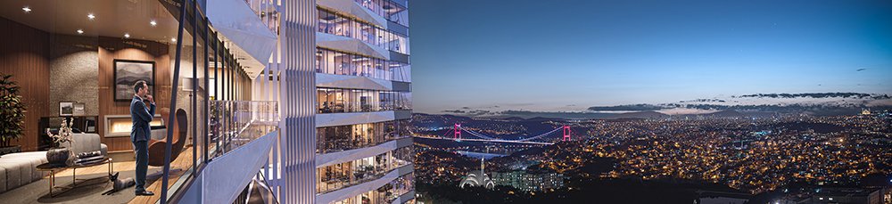 شقة 3+1 فاخر إطلالة بحرية 243م² صارıير، إسطنبول | دوميريل — photo 2